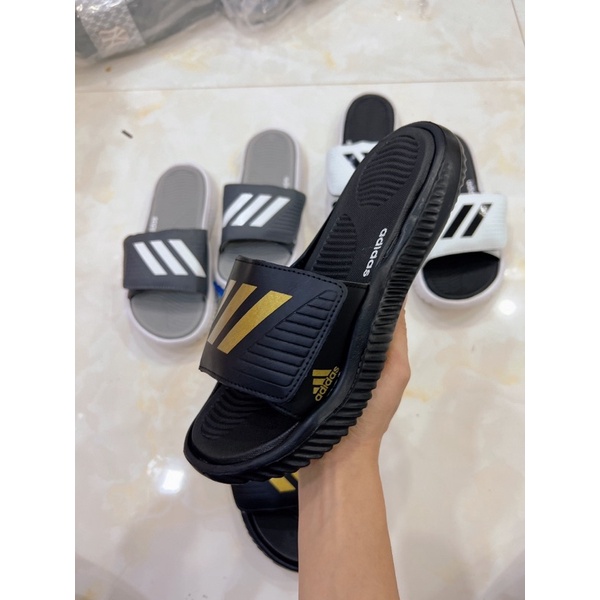 Dép Alphabounce  quai ngang nam nữ 3 sọc chất xịn VN