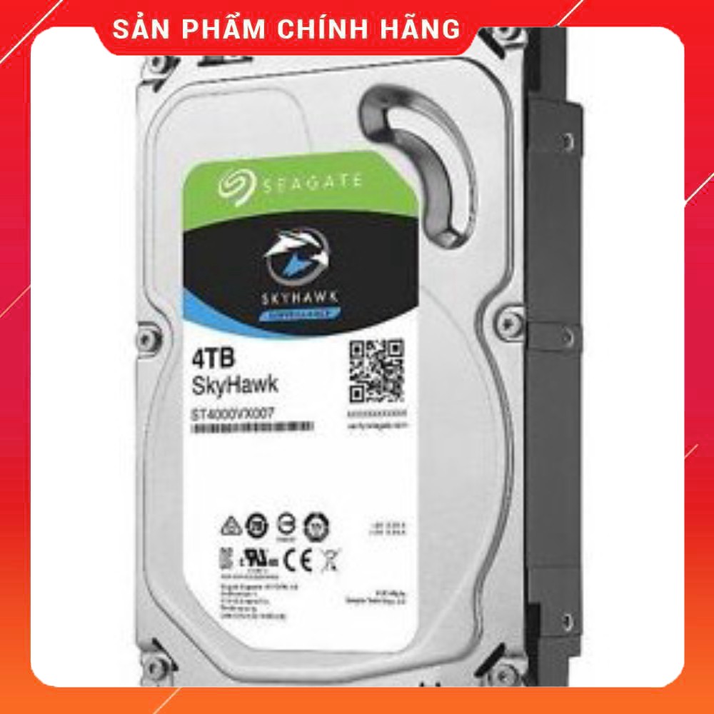 Ổ cứng gắn trong 4TB - Ổ cứng gắn trong 4TB Seagate Skyhawk chuyên camera