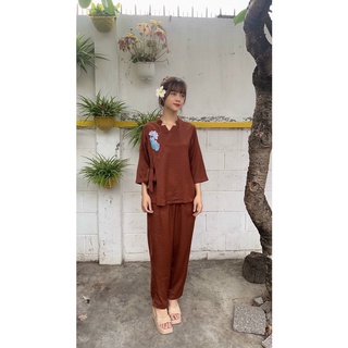 ĐỒ LAM ĐI CHÙA #Mã Freeship Xtra RP028# Sao Lụa