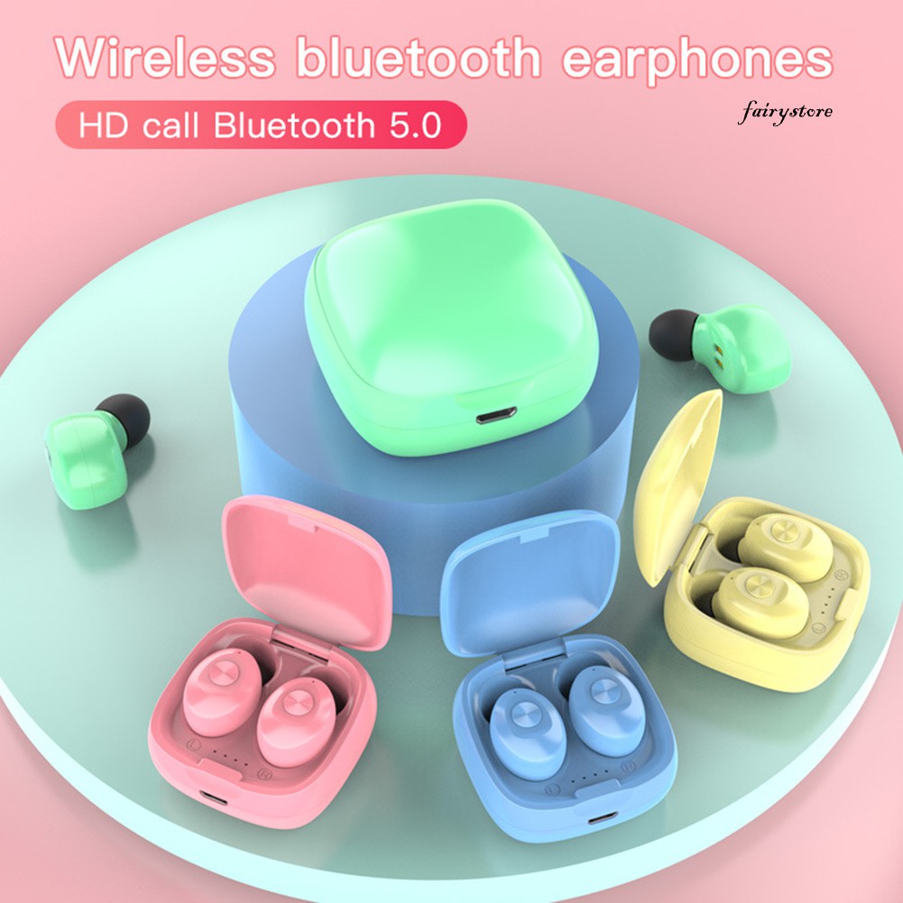 Tai Nghe Bluetooth 5.0 Hifi Fs + Xg12 Tws Kèm Mic Thoại