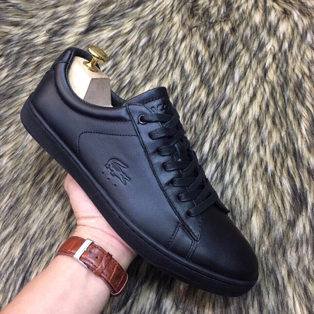 Giày LC Da Bò Xịn Màu Đen Đế Đen - Bảo Hành 24 Tháng | BigBuy360 - bigbuy360.vn