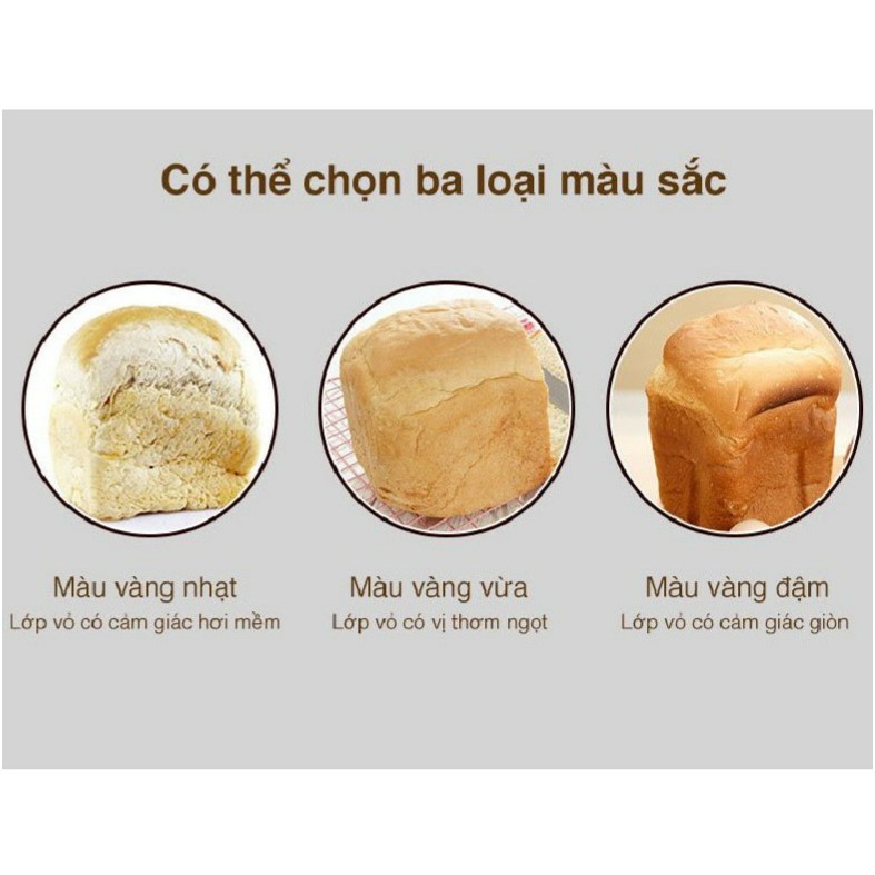 Máy làm bánh mỳ Tiross TS8230 - 12 chức năng - Hàng chính hãng