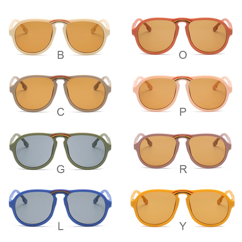 Kính Mát Gọng Cầu Vồng Thời Trang Cho Bé