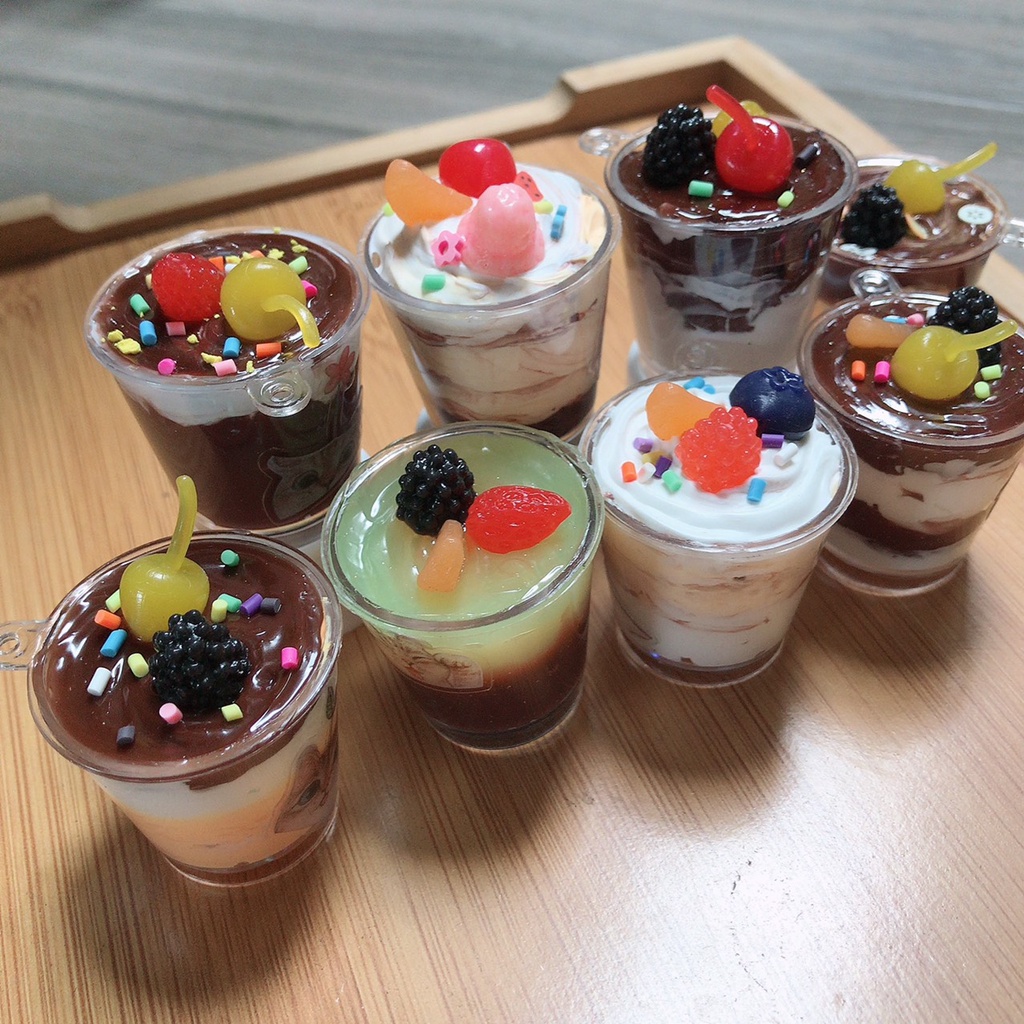 Đồ chơi mô hình ly kem pudding