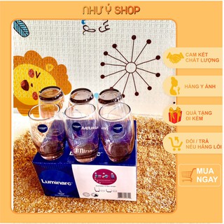 Bộ 6 cốc trứng thủy tinh cao Luminarc