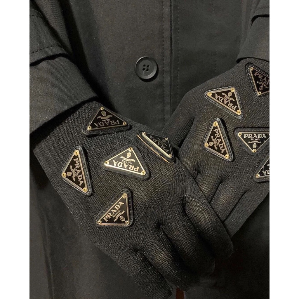 Kẹp tóc hình tam giác in họa tiết logo phong cách thời trang cho nữ