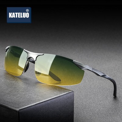 Kính râm phân cực KATELUO 8179 bảo vệ bức xạ UV400 thời trang tầm nhìn ban đêm khi lái xe cho nam