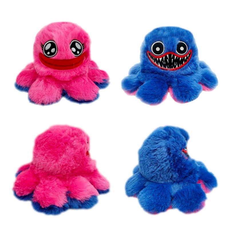 Đồ Chơi Nhồi Bông Mềm Mại Hai Mặt Hình Nhân Vật Poppy Playtime Cho Trẻ Em