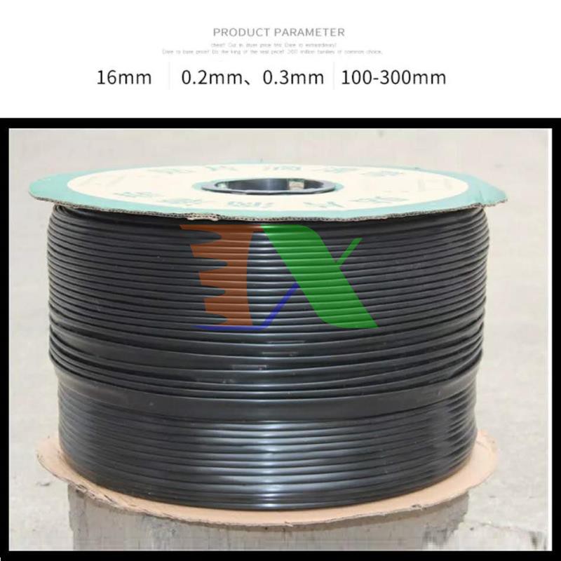 Cuộn 1000m Dây tưới nhỏ giọt 1602.30.2L, Băng nhỏ giọt bù áp Dây bẹt PE, Mắt 30 cm, Dày 0.2 mm