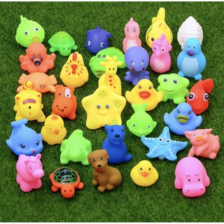 Thú thả bồn tắm cho bé (set 13 con)