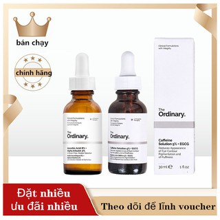 Tinh chất The Ordinary Serum 30ml Niacinamide 10%+Zinc 1% /AHA 30%+BHA 2% salicylic acid/2% α-arbutin + hyaluronic acid