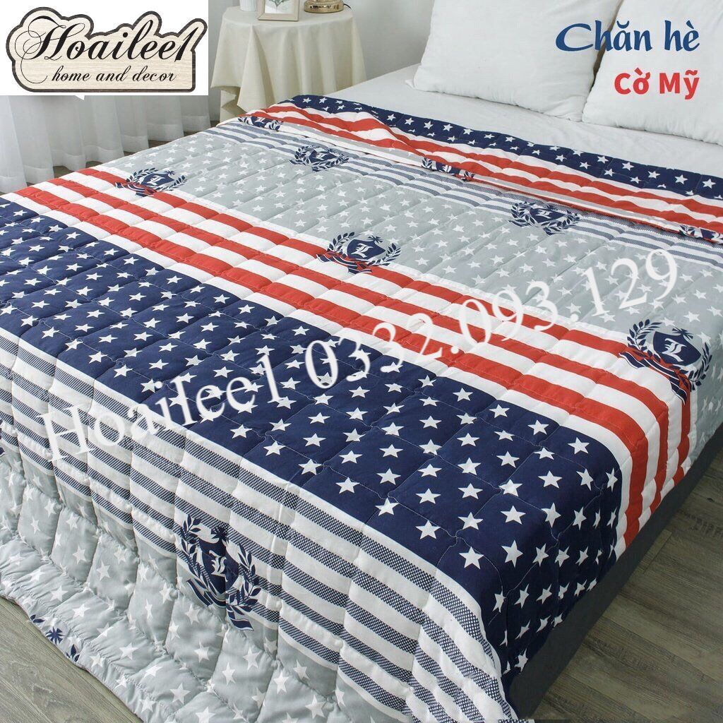 [ẢNH THẬT] Chăn hè chăn cottong poly kích thước 1m8x2m