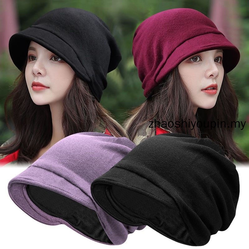 Nón Trùm Đầu Chất Liệu Cotton Mềm Mại Thoáng Khí Cho Nam Và Nữ