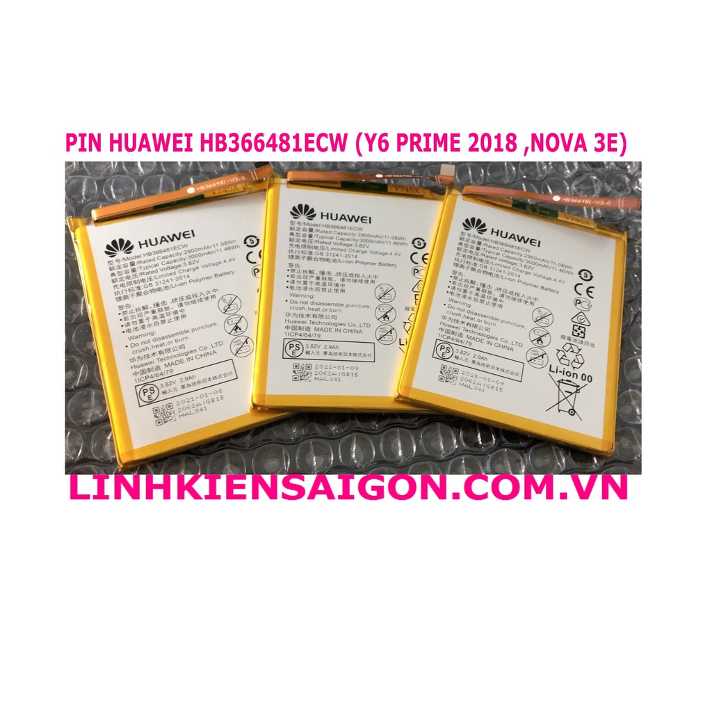 PIN HUAWEI NOVA 3E