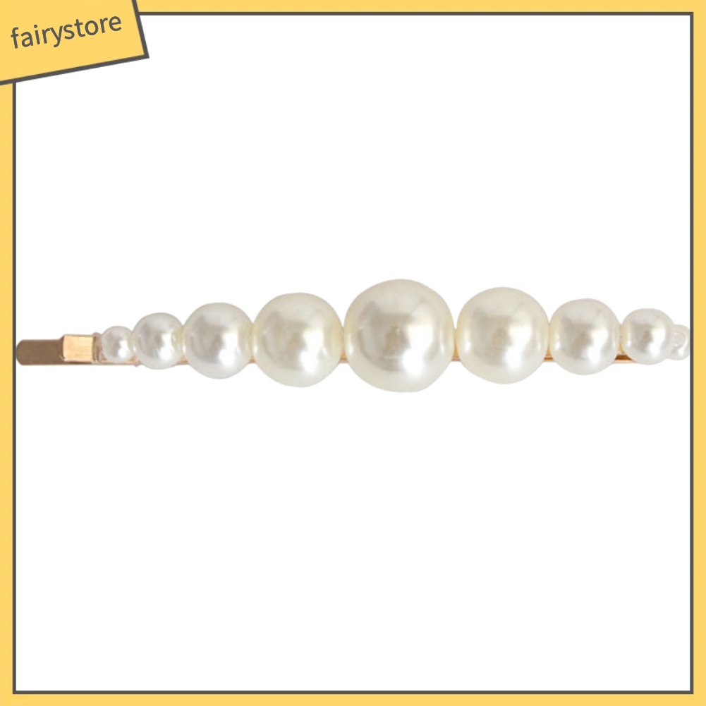 Kẹp Tóc Đính Ngọc Trai Nhân Tạo Thời Trang Dành Cho Nữ