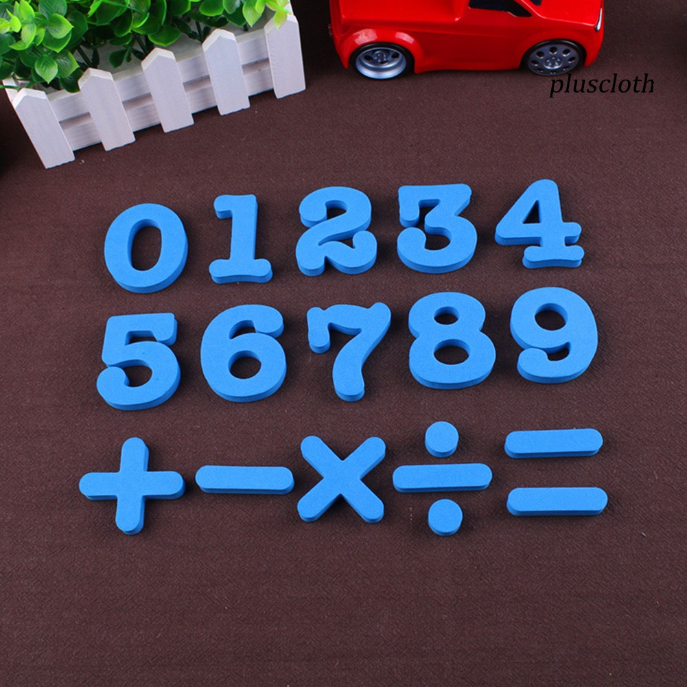 Nam Châm Dán Tủ Lạnh Hình Chữ Cái Và Số Cho Bé