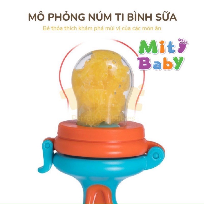 Túi nhai ăn dặm Tobe chống hóc cho bé chất liệu silicon cao cấp