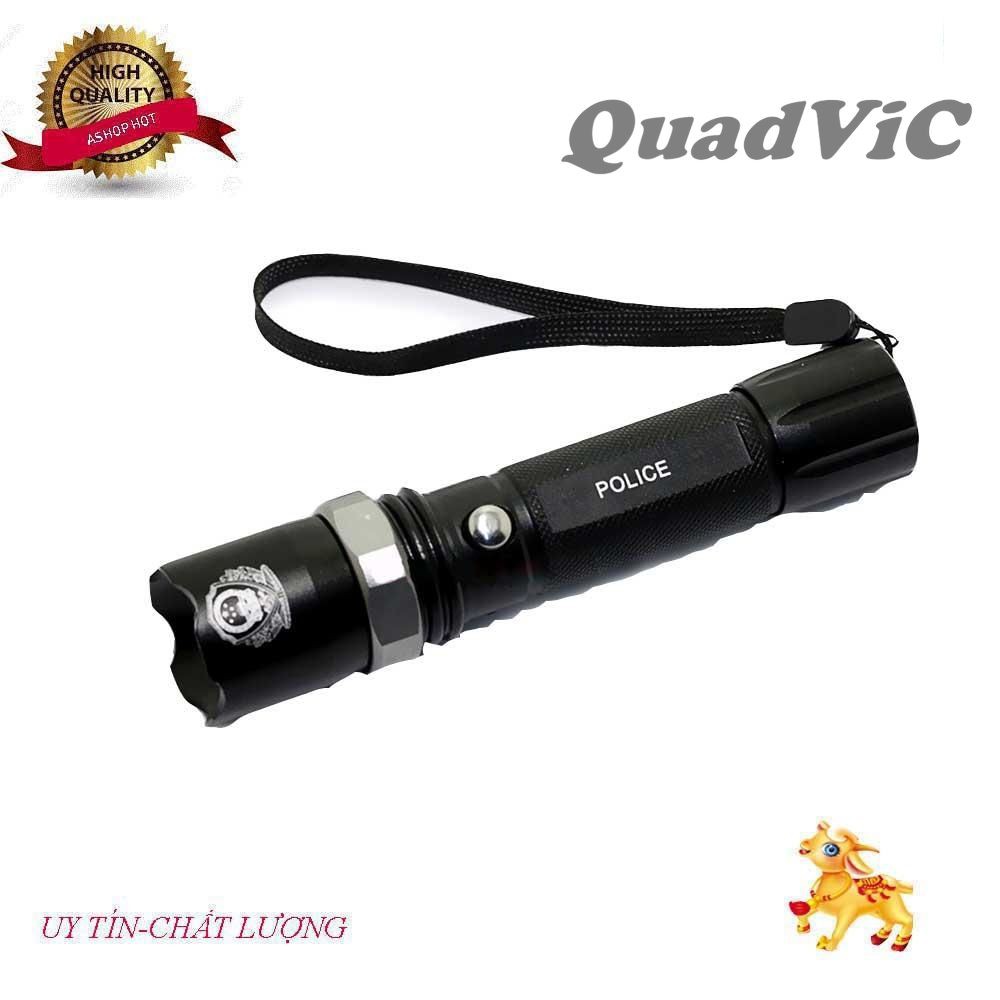 Đèn Pin Siêu Sáng Police HY 001 Sạc Điện Nhật Bản N00200 QUADVIC.COM