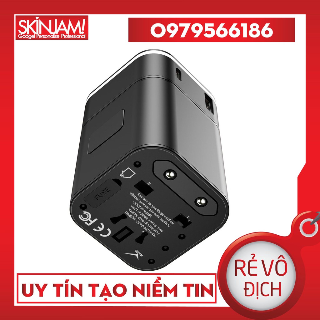 Bộ Sạc Nhanh Du Lịch Đa Năng Baseus Removable 2 in 1 Universal Travel Adapter PPS Quick Charger Edition