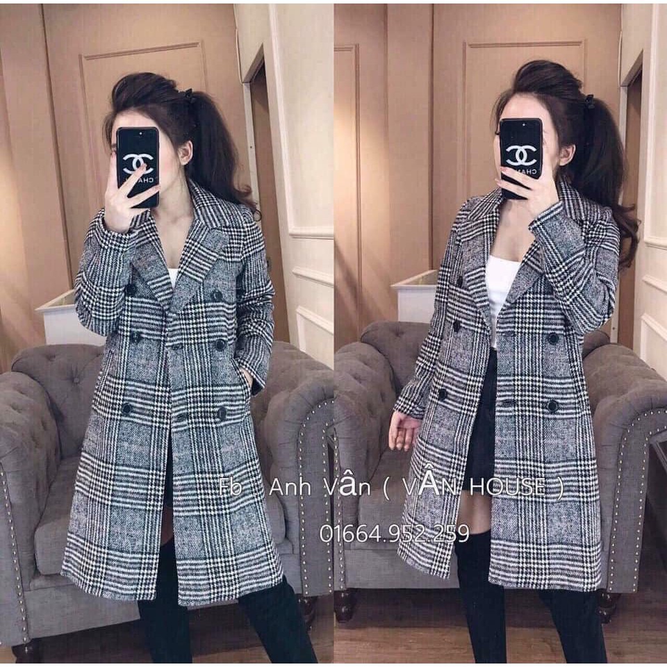 [ Cam Kết Chất Lượng ] Áo dạ kẻ 6 cúc hàng đẹp (kèm video tự quay) | BigBuy360 - bigbuy360.vn