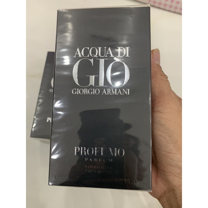 [Mã COSSALE27 giảm 80K đơn 1000K] Nước hoa nam Acqua Di Giò Profumo Parfum 125ml full seal