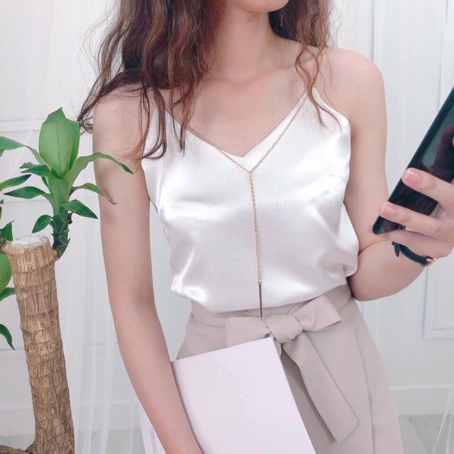 [FREESHIP 99K TOÀN QUỐC Áo Kiểu Nữ Phối Dây Thời Trang OHS39