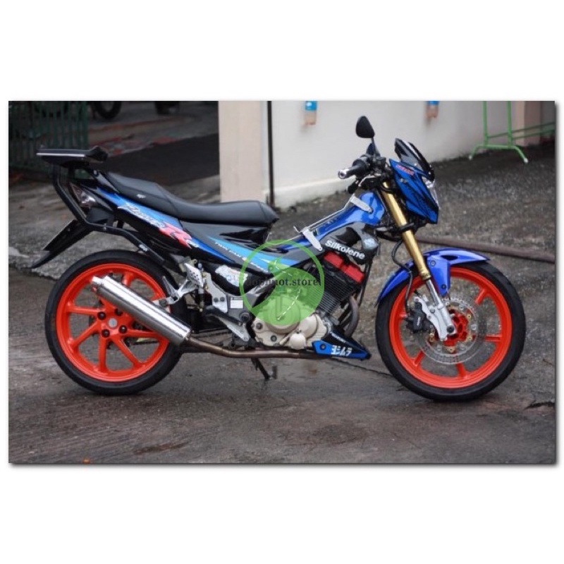 Baga Givi HRV Raider Xăng Cơ | Cảng Sau Chịu Lực Suzuki Raider 150 (Đời Cũ) | Hàng Chính Hãng