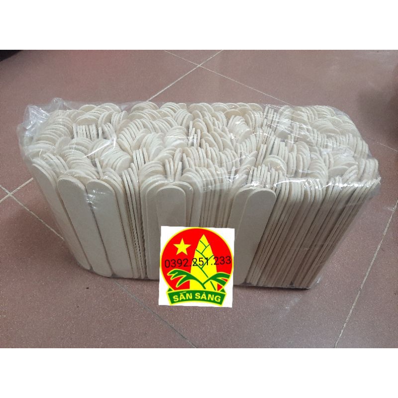 Que kem gỗ loại đẹp, Que đè lưỡi, wax lông, que tròn, phết sáp làm nhà mô hình DIY sỉ sll 0392.251.233
