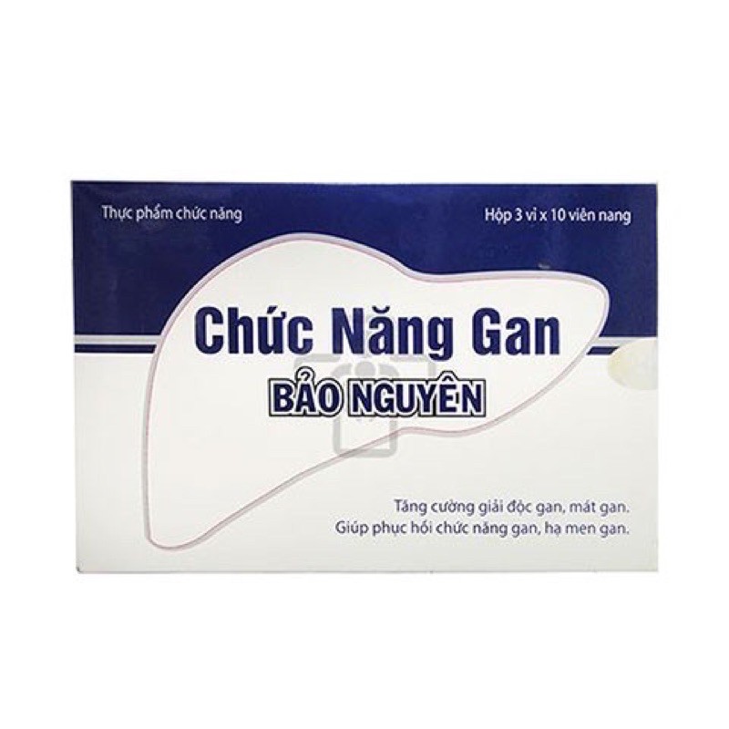 Chức năng gan Bảo Nguyên - Hộp 30 viên