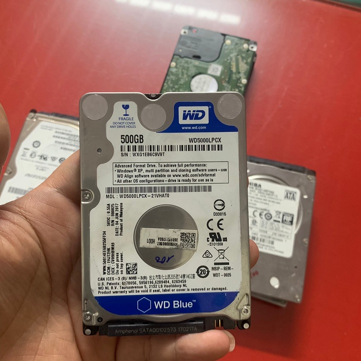 Ổ Cứng HDD 500GB, 320GB, 250G 2.5 incher LAPTOP BÓC MÁY Hỗ Trợ Cài Win Theo Yêu Cầu