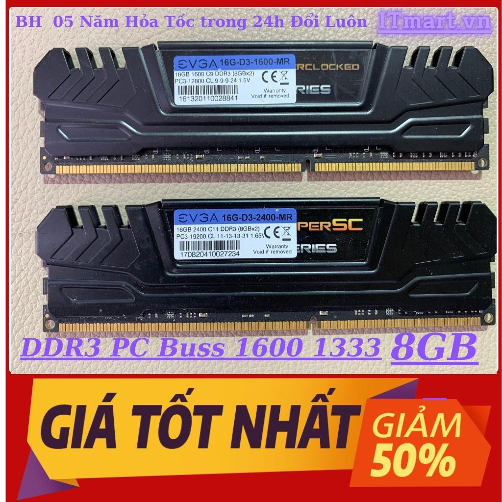 Ram PC máy bàn DDR3 8Gb có Tản bus 1600 1333- ram Kit tháo máy chuẩn Mỹ bảo hành 5 năm đổi hỏa tốc trong24h luôn và ngay