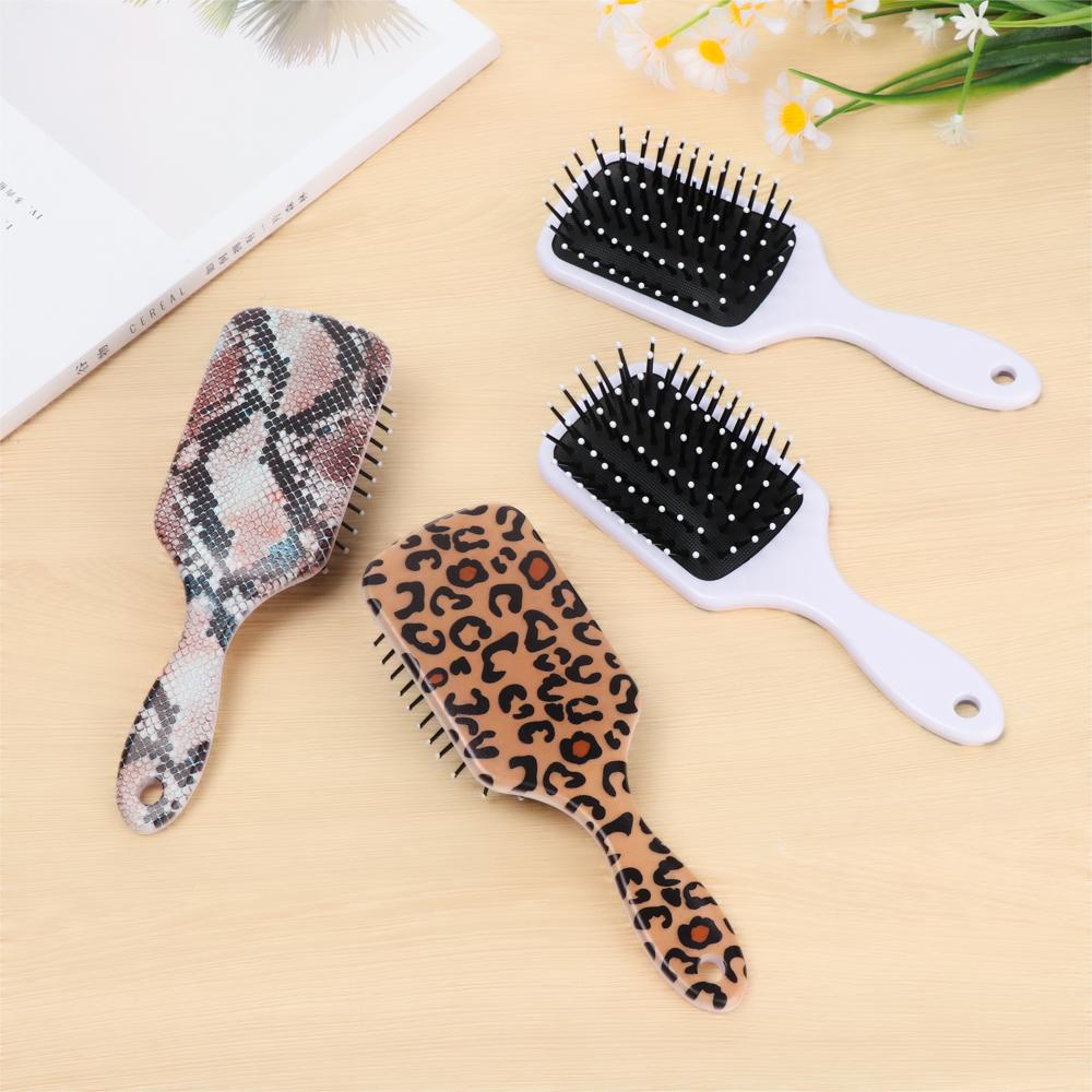 Lược Chải Tóc Mát Xa Da Đầu In Họa Tiết 3D Kích Thước Nhỏ Gọn Dành