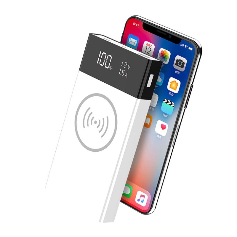 Hộp sạc dự phòng không dây Qi QC USB 3.0 Type C DIY không kèm pin