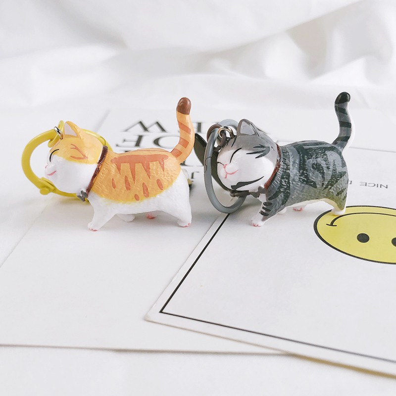Móc Khóa Mèo Cưng Nhiều Mẫu Cực Xinh Phối Với Case Airpods - Móc Treo Chìa Khóa - Chin Chin Shop