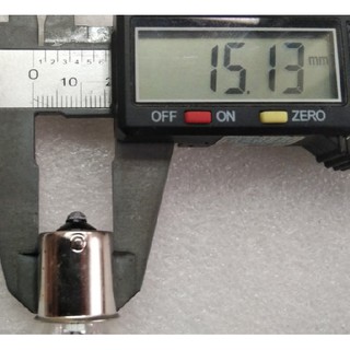 Bóng Đèn Sợi Đốt Đầu Tròn Đuôi Gài 15mm Tiếp Xúc Đơn BA15S 6V 10W