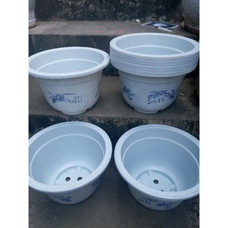 Chậu nhựa tròn đẹp phi 20cm x12cm