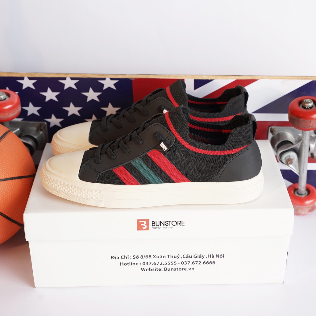 Giày Nam cao cấp Bun Store - Giày da Nam đẹp Sneaker thời trang sang xịn G880D