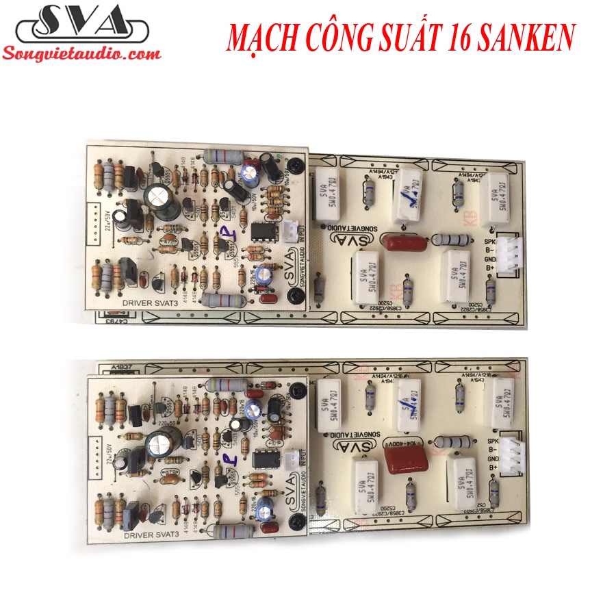 MẠCH CÔNG SUẤT 16 SÒ SANKEN SỢI THỦY TINH - CẶP