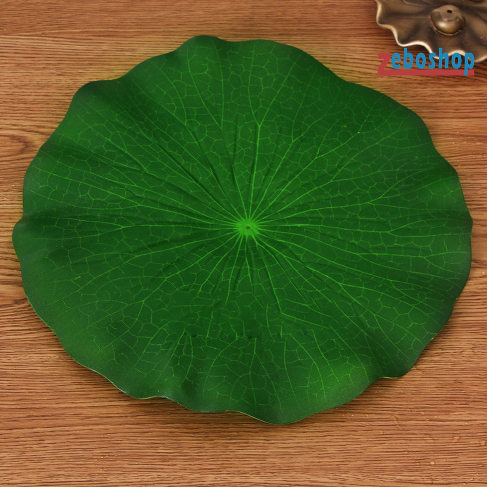 Bộ 2 Lá Sen Giả Nổi Trang Trí Hồ Bơi Sân Vườn