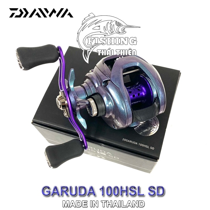 Máy Câu Ngang Daiwa Garuda 100HSL SD (Tay quay trái)