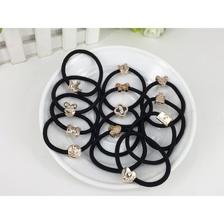 Chun Buộc Tóc Đẹp 💖𝙁𝙍𝙀𝙀𝙎𝙃𝙄𝙋💖 Dây Buộc Tóc Đen Hàn Quốc