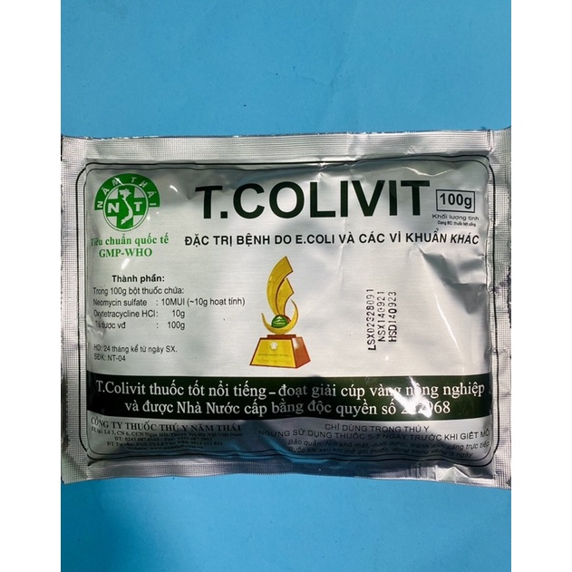 T.Colovit Phân xanh, phân trắng, phân vàng, hen khẹc, tht