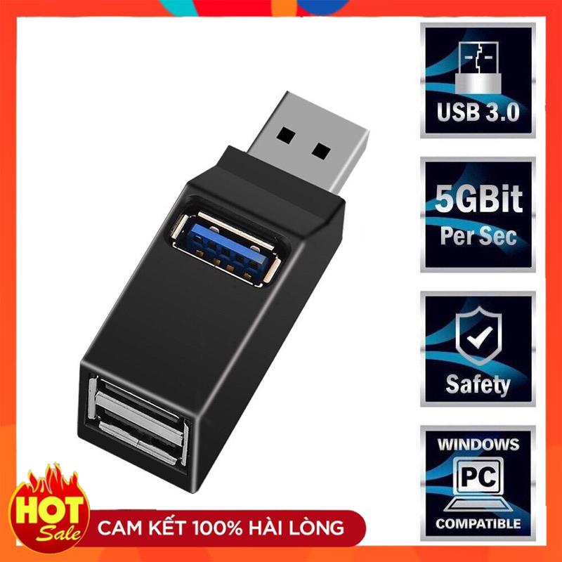 Đầu Chia 3 Cổng Usb 3.0 Tốc Độ Cao Nhỏ Gọn Tiện Lợi