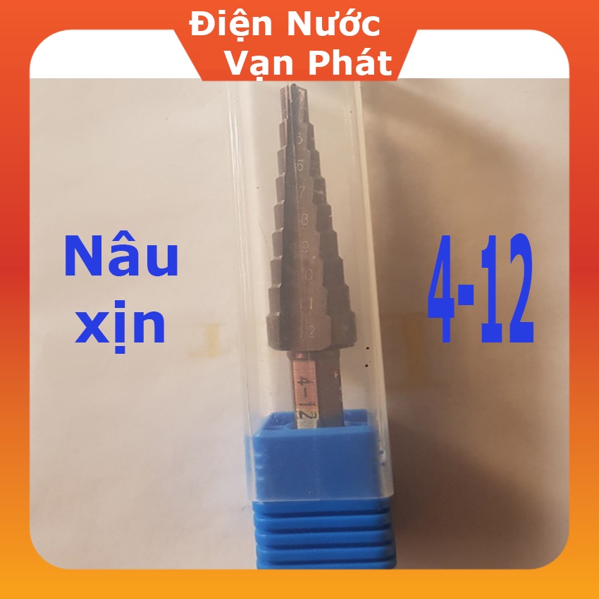 Mũi khoan tháp chuôi lục giác tùy chọn kích thước
