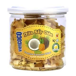 100G-130G-DỪA SẤY GIÒN VỊ THƠM VIETCOCO