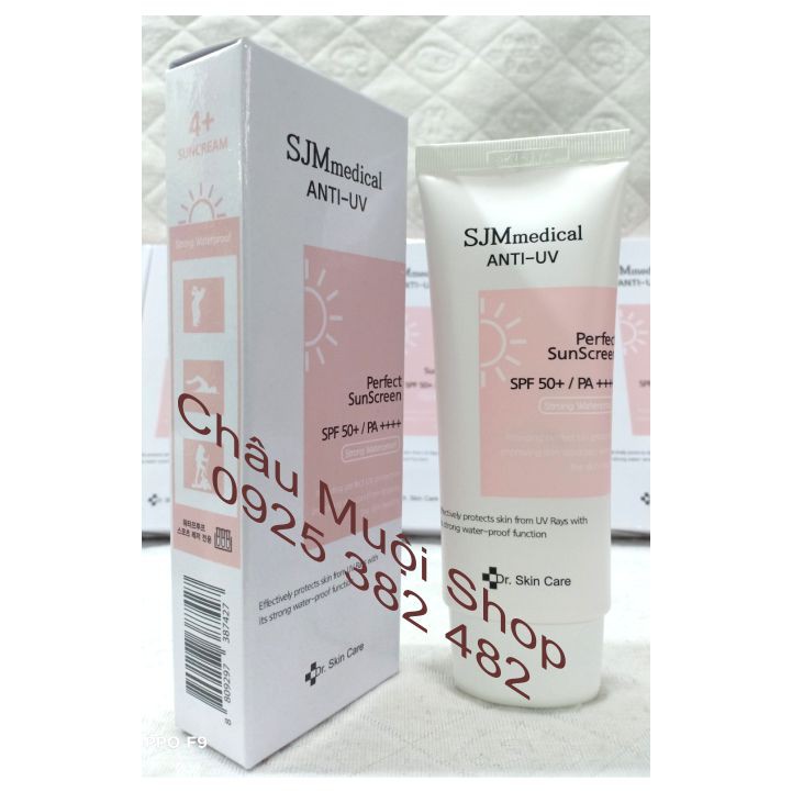 Kem Chống Nắng Trắng Da SJM Medical Anti –UV Sun Cream -  Perfect Sun Screen SPF 50+/PA++++