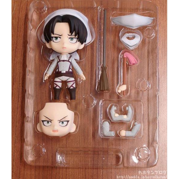 Mô hình nhân vật Levi Attack On Titan 417# phiên bản quét dọn chất liệu PVC đẹp mắt