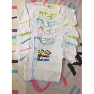 Áo Tay Dài Sơ Sinh ,Áo Tay Dài Cài Vai Bossini Mềm 100% Cotton