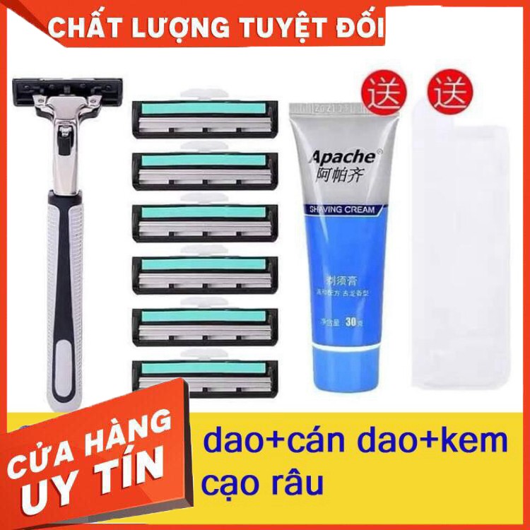 Dao Cạo Dâu 36 Lưỡi Tặng Kèm Kem Tạo Bọt