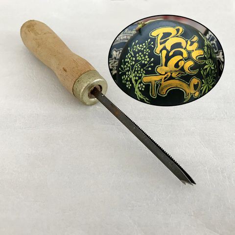 Bộ 3 dao tỉa củ quả cán gỗ